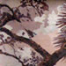 Brown grissaille sample landscape on canvas